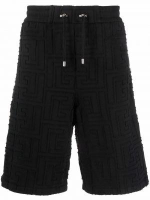 Bermuda kratke hlače Balmain crna