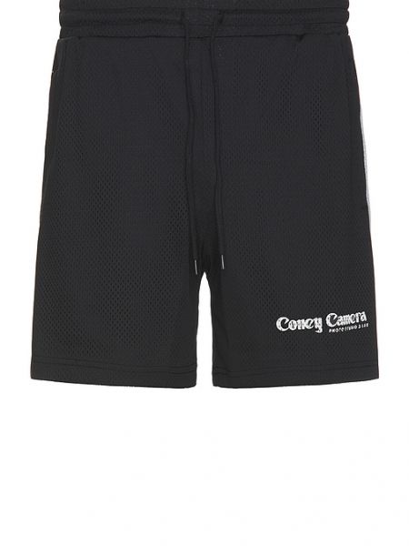 Shorts de sport en mesh Coney Island Picnic noir