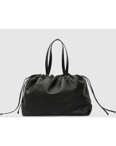 Шкіряна сумка шоппер Brunello Cucinelli, чорна
