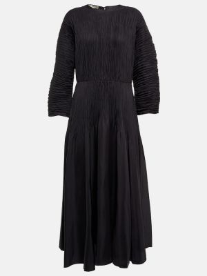 Sukienka midi plisowana Vince czarna