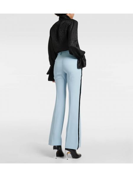 Žametne hlače iz rebrastega žameta Nina Ricci