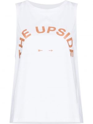 Tank top med print The Upside hvit