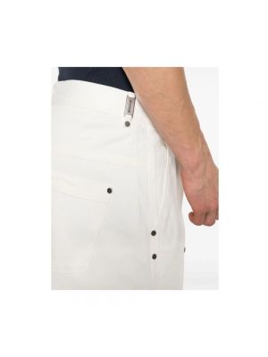 Pantalones rectos de cintura alta Represent blanco