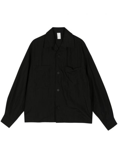 Košile z lyocellu Attachment černá