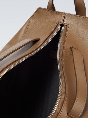 Kožený batoh Loewe hnedá