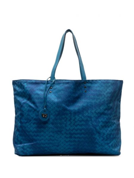 Шопинг чанта Bottega Veneta Pre-owned синьо