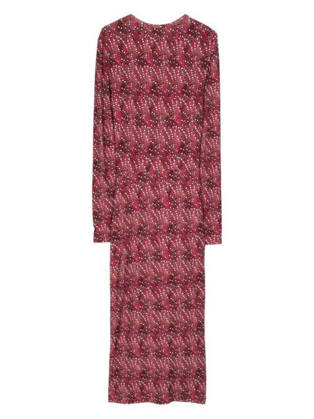Šaty s potiskem s abstraktním vzorem Isabel Marant