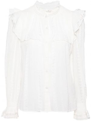 Μπλούζα με κέντημα Marant Etoile λευκό