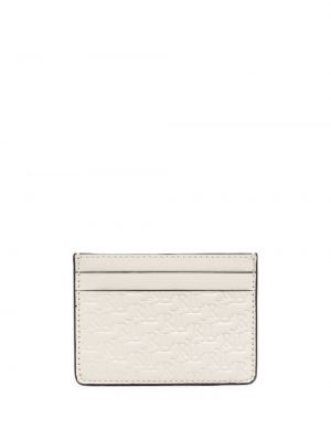 Kožená peňaženka Lauren Ralph Lauren biela