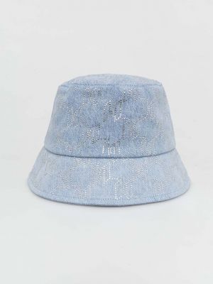 Niebieski kapelusz Karl Lagerfeld
