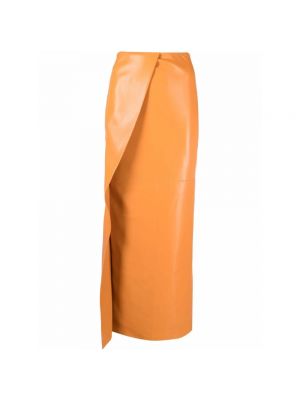 Długa spódnica Nanushka pomarańczowa