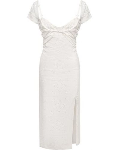 Платье из вискозы Jacquemus, белое