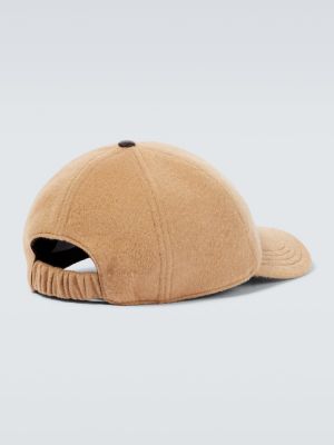 Gorra de pelo Berluti marrón