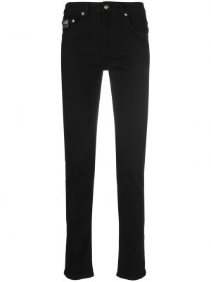 Skinny fit kavbojke Versace Jeans Couture črna
