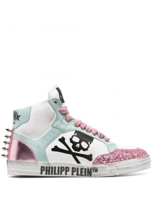 Sneakersy skórzane Philipp Plein