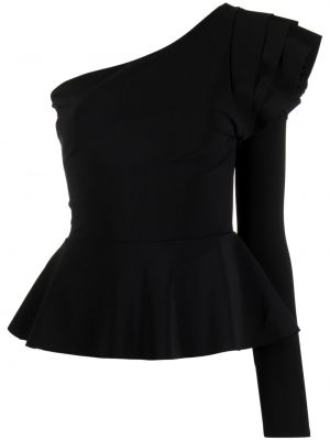 Блуза с волани Chiara Boni La Petite Robe черно