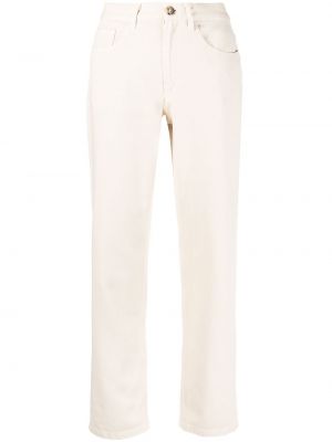 Pantalon droit taille haute A.p.c. blanc