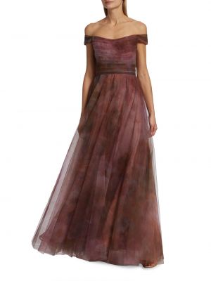 Платье из тюля Rene Ruiz Collection розовое