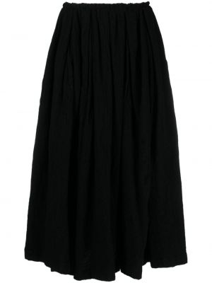 Plisované vlněné sukně Black Comme Des Garçons černé