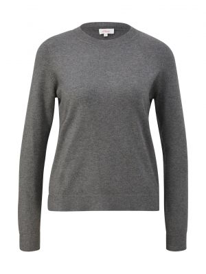 Пуловер S.oliver сиво