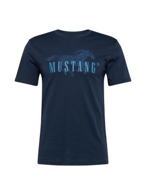 Marškinėliai Mustang mėlyna