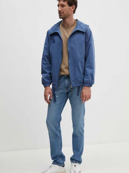 Pamučna traper jakna Pepe Jeans plava