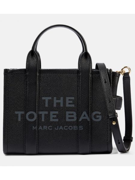 Kožená mini taška Marc Jacobs černá