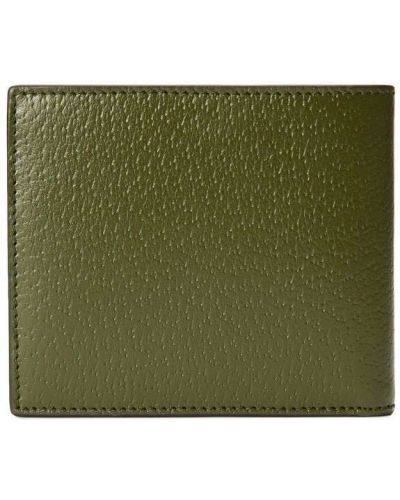 Kožená peněženka Gucci zelená