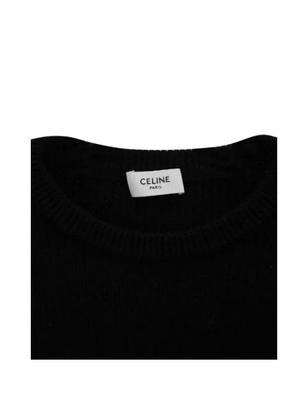 Bluza wełniana retro Celine Vintage czarna