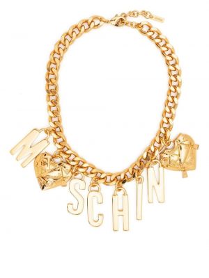 Choker Moschino gull