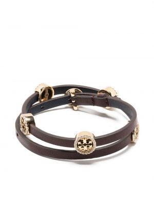 Manschett armband Tory Burch brun