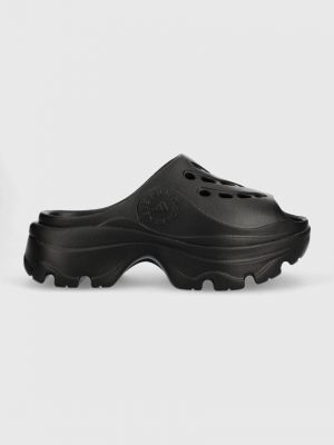 Papuci cu platformă Adidas By Stella Mccartney negru