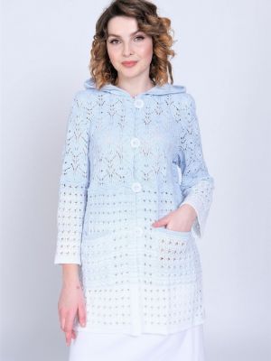 Пиджак текстильная мануфактура голубой