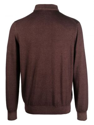 Vilnonis polo marškinėliai Lardini ruda