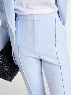Pantaloni cu talie înaltă Veronica Beard albastru