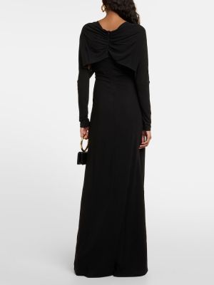 Μάξι φόρεμα Christopher Esber μαύρο