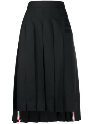 Plisovaná sukňa Thom Browne čierna