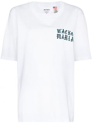 Camiseta con estampado Wacko Maria blanco