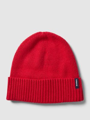 Dzianinowa czapka Mcneal czerwona