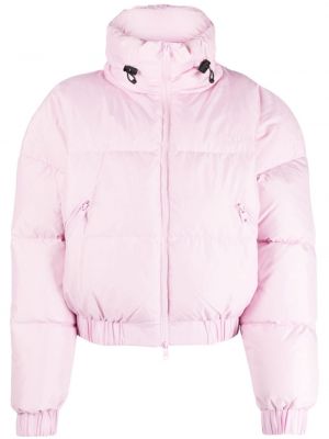 Pernata jakna Msgm ružičasta