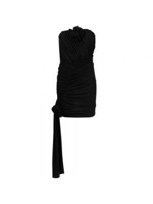 Sukienka z falbankami asymetryczna Magda Butrym czarna