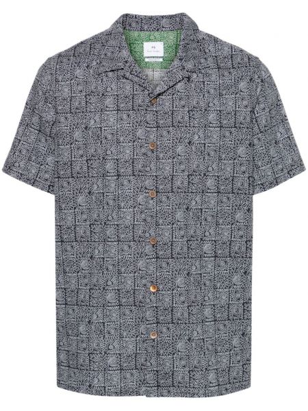 Βαμβακερό πουκάμισο με σχέδιο Ps Paul Smith