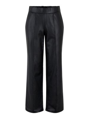 Широки панталони тип „марлен“ Pieces черно