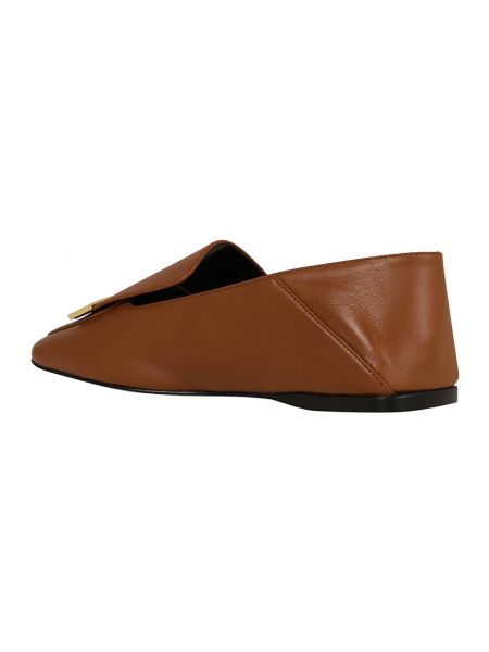 Zapatillas de cuero Sergio Rossi marrón
