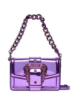 Taška přes rameno Versace fialová