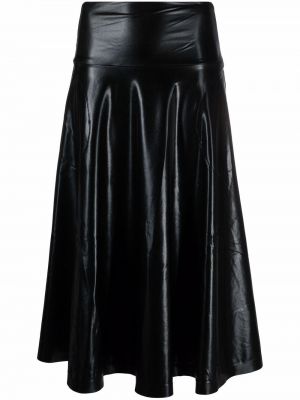 Rozšířená sukně Norma Kamali - černá
