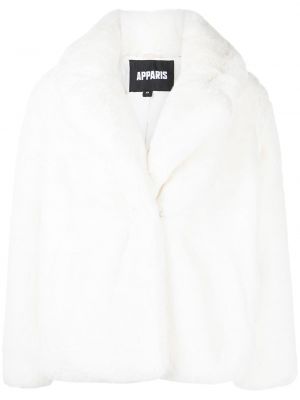 Manteau de fourrure oversize Apparis blanc