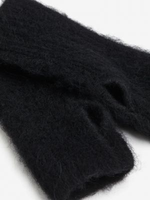 Перчатки из альпаки H&m черные