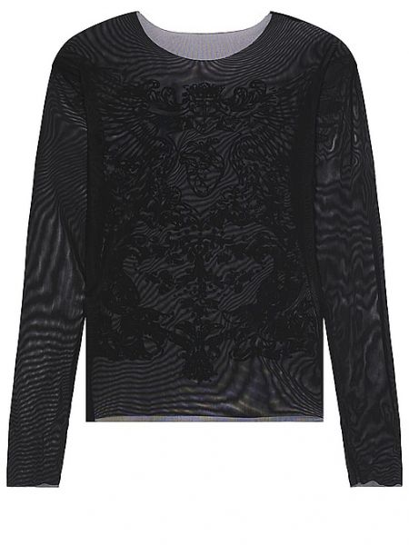 Camicia con stampa in mesh Jaded London nero