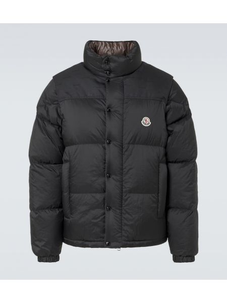 Dun dobbeltsidet jakke Moncler sort